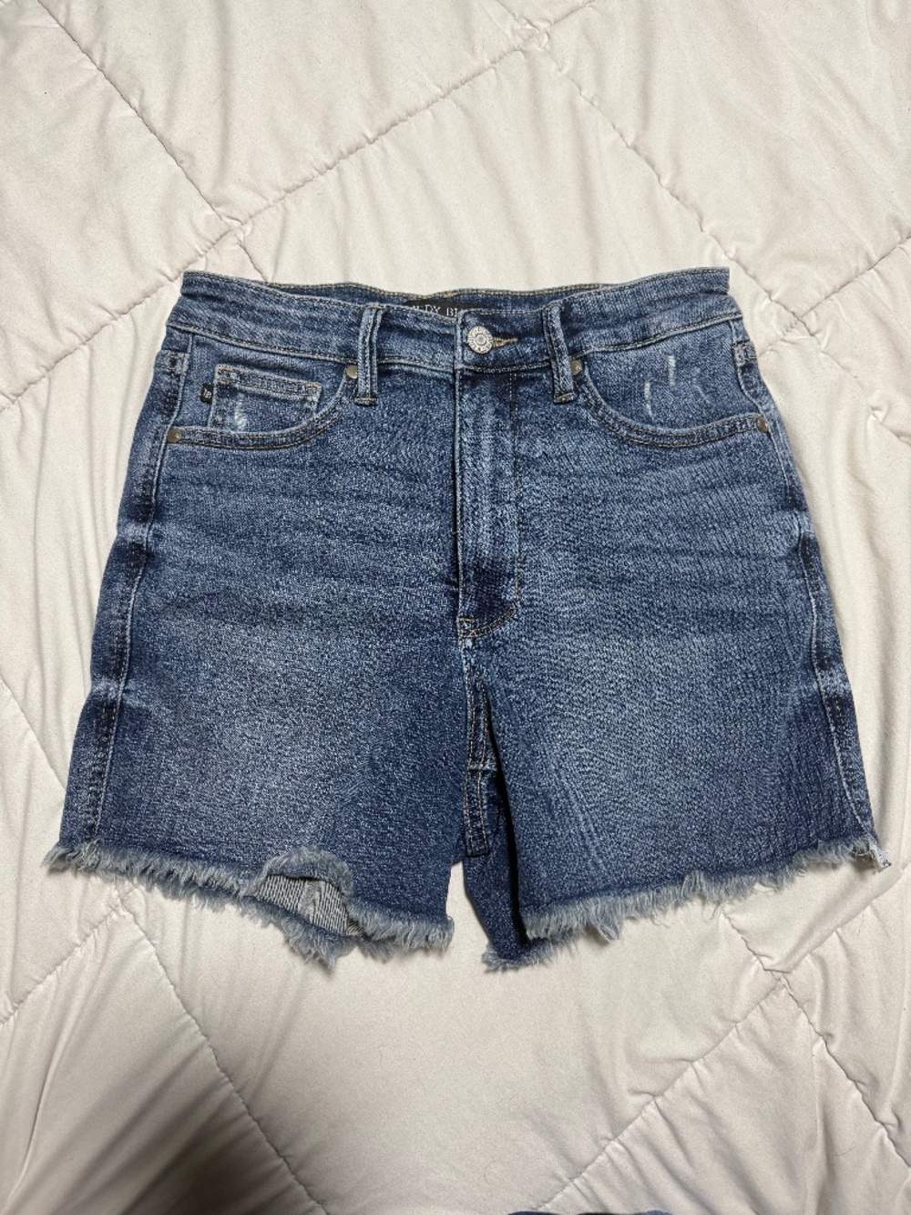 Judy Blue Los Angeles Jean Shorts Medium Cotton Blend